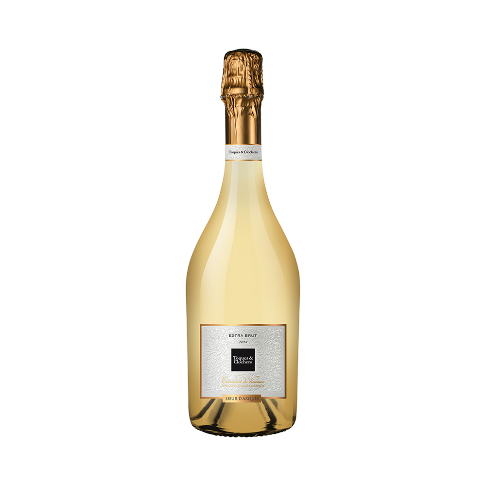 Cremant-de-Limoux-Toques-et-Clochers-2013-Sieur-DArques Креман дьо Лиму, Ток § Клоше 2013, Екстра Брут, Сюр Дарк / Crémant de Limoux, Toques et Clochers 2013, Sieur D’Arques - Image 1